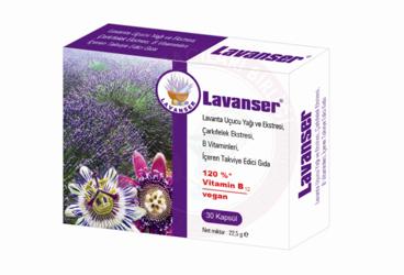 LAVANSER TAKVIYE EDICI GIDA  30 kapsül