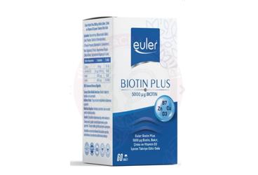 EULER BIOTIN PLUS TAKVIYE EDICI GIDA  60 tablet