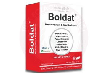 BOLDAT MULTIVITAMIN & MULTIMINERAL ICEREN TAKVIYE EDICI GIDA  30 tablet