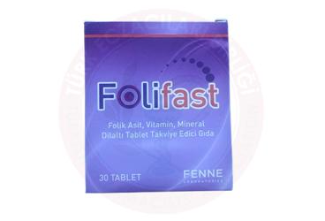FOLIFAST TAKVIYE EDICI GIDA DILALTI TABLET  30 tablet