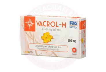 VACROL-M KARVAKROL ICEREN TAKVIYE EDICI GIDA 500 mg 30 kapsül