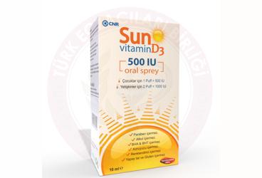 SUN VITAMIN D3 ORAL SPREY 500 IU 10 ml şişe