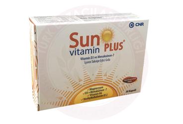 SUN VITAMIN PLUS TAKVIYE EDICI GIDA  30 kapsül