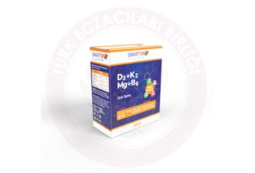 SMART UP D3+K2+MG+B6 ICEREN TAKVIYE EDICI GIDA  20 ml şişe
