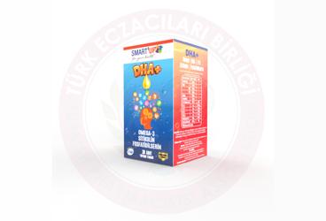 SMART UP DHA+ OMEGA-3, SITIKOLIN, FOSFATIDILSERIN ICEREN TAKVIYE EDICI GIDA  30 kapsül