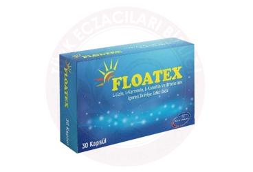 FLOATEX L-LIZIN, L-KARNOSIN, L-KARNITIN VE BROMELAIN ICEREN TAKVIYE EDICI GIDA  30 kapsül
