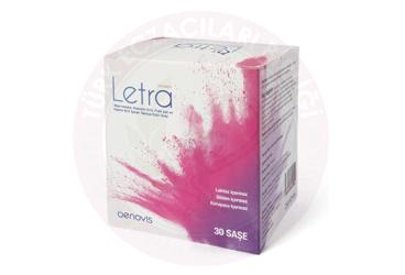 LETRA WOMEN SASE MYO-INOSITOL, KOENZIM Q10, FOLIK ASIT VE VITAMIN B12 ICEREN TAKVIYE EDICI GIDA  30 saşe