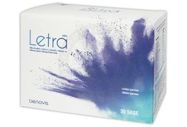 LETRA MEN SASE MYO-INOSITOL, L-ARJININ, L-KARNITIN, VITAMIN VE MINERAL ICEREN TAKVIYE EDICI GIDA  30 saşe