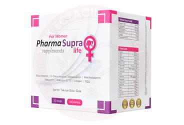 PHARMA SUPRA LIFE FOR WOMEN TAKVIYE EDICI GIDA  30 saşe + 30 kapsül