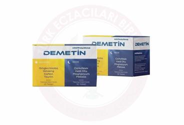 DEMETIN GUNDUZ  - GECE  TAKVIYE EDICI GIDA  60 tablet