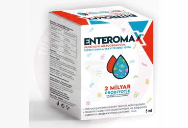 ENTEROMAX PROBIYOTIK MIKROORGANIZMA ICEREN DAMLA TAKVIYE EDICI GIDA  5 ml şişe