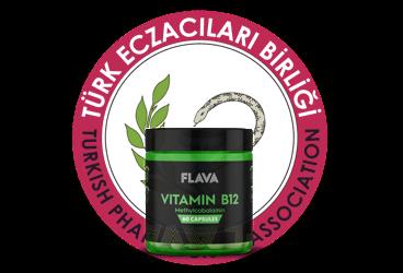 FLAVA B12 VITAMINI ICEREN TAKVIYE EDICI GIDA 413 mg 60 kapsül