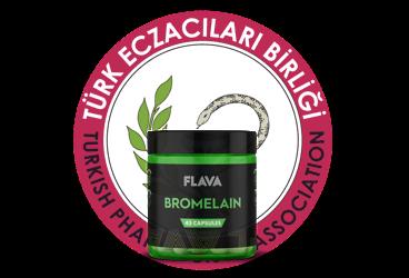 FLAVA BROMELAIN ICEREN TAKVIYE EDICI GIDA 570 mg 45 kapsül