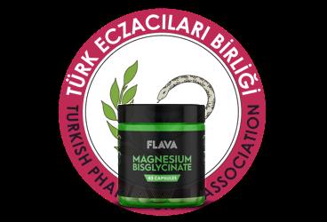 FLAVA MAGNEZYUM BIGLISINAT ICEREN TAKVIYE EDICI GIDA 670 mg 45 kapsül