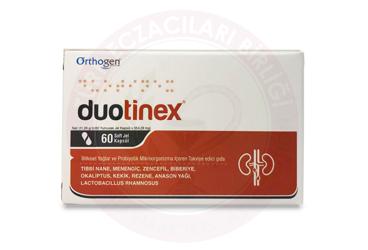 DUOTINEX BITKISEL YAGLAR VE PROBIYOTIK MIKROORGANIZMA ICEREN TAKVIYE EDICI GIDA  60 kapsül