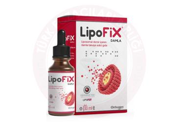 LIPOFIX LIPOSOMAL DEMIR ICEREN DAMLA TAKVIYE EDICI GIDA  30 ml şişe