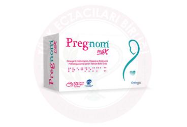 PREGNOM MAX TAKVIYE EDICI GIDA  30 kapsül