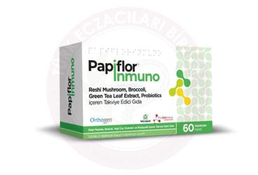 PAPIFLOR INMUNO TAKVIYE EDICI GIDA KAPSUL  60 kapsül
