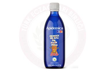 APIDEMICA KIDS PROPOLIS, ARI SUTU, BAL, POLEN, PERGA SURUP TAKVIYE EDICI GIDA  150 ml şişe