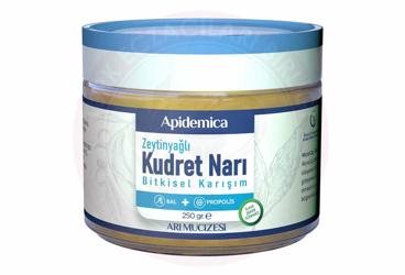 APIDEMICA ZEYTINYAGLI KUDRET NARI, BAL + PROPOLIS ICEREN BITKISEL KARISIM  250 g toz