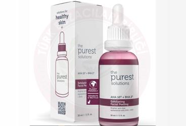 THE PUREST SOLUTIONS AHA & BHA CANLANDIRICI VE CILT TONU ESITLEYICI KIRMIZI PEELING CILT SERUMU  30 ml