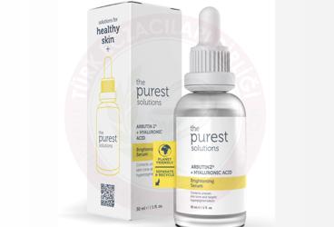 THE PUREST SOLUTIONS LEKE KARSITI VE LEKE GORUNUMU AZALTICI ARBUTIN CILT BAKIM SERUMU  30 ml