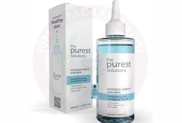 THE PUREST SOLUTIONS CANLANDIRICI VE GOZENEK SIKILASTIRICI GLIKOLIK ASIT MAVI TONIK  200 ml