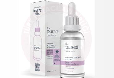 THE PUREST SOLUTIONS TORBALANMA VE MORLUK KARSITI, AYDINLATICI KAFEIN GOZ ALTI SERUMU  30 ml