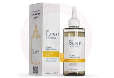 THE PUREST SOLUTIONS SIVILCE VE SIYAH NOKTA KARSITI, GOZENEK SIKILASTIRICI SALISIK ASIT TONIK  200 ml