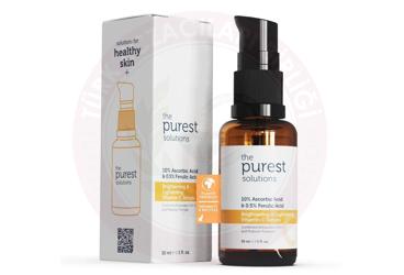 THE PUREST SOLUTIONS AYDINLATICI VE CILT TONU ESITLEYICI C VITAMINI CILT YUZ SERUMU  30 ml