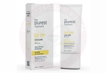 THE PUREST SOLUTIONS YUKSEK KORUMA VE NEMLENDIRICI ETKILI INVISIBLE GUNES KORUYUCU KREM SPF 50  50 ml