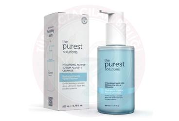 THE PUREST SOLUTIONS KURU VE KARMA CILTLER ICIN NEMLENDIRICI VE BARIYER ONARICI HYALURONIK ASIT YUZ TEMIZLEME JELI  200 ml