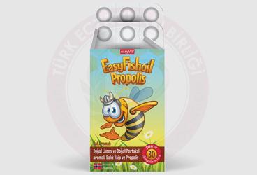 EASYFISHOIL PROPOLIS OMEGA 3 ICEREN CIGNENEBILIR JEL  30 adet