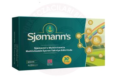 SJOMANN'S MULTIVITAMIN ICEREN TAKVIYE EDICI GIDA KAPSUL  30 kapsül