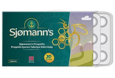 SJOMANN'S PROPOLIS ICEREN TAKVIYE EDICI GIDA KAPSUL  30 kapsül