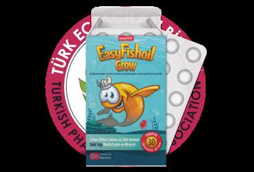 EASYFISHOIL GROW LIMON VE CILEK AROMALI BALIK YAGI, MULTIVITAMIN VE MINERAL ICEREN CIGNENEBILIR JEL  30 jel