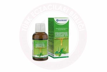 GROSSPAN BAL & MENTOL AROMALI BITKISEL EKSTRELER ICEREN SIVI TAKVIYE EDICI GIDA  100 ml şişe