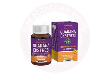 SANMARK GUARANA EKSTRESI ICEREN TAKVIYE EDICI GIDA TABLET 800 mg 60 tablet