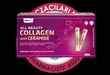 NOUPLUS ALL BEAUTY COLLAGEN SERAMID ICEREN TAKVIYE EDICI GIDA  15 flakon