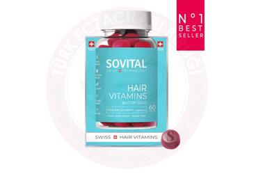 SOVITAL HAIR VITAMINS TAKVIYE EDICI GIDA  60 kapsül
