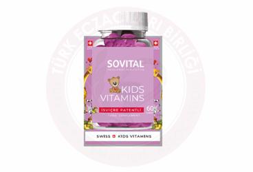 SOVITAL KIDS VITAMINS TAKVIYE EDICI GIDA  60 kapsül