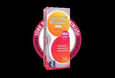 VITUP B12 COMPLEX DAMLA VITAMIN B12 ICEREN SIVI TAKVIYE EDICI GIDA  10 ml şişe