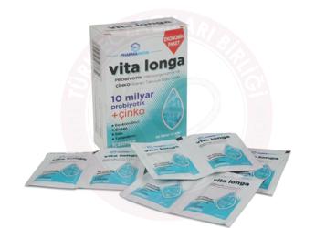 VITA LONGA PROBIYOTIK MIKROORGANIZMA VE CINKO ICEREN TAKVIYE EDICI GIDA  30 saşe