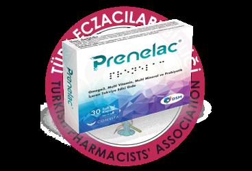 PRENELAC OMEGA 3, MULTIVITAMIN, MULTIMINERAL VE PROBIYOTIK ICEREN TAKVIYE EDICI GIDA  30 kapsül