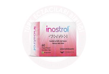 INOSTROL INOSITOL, FOLIK ASIT VE VITAMIN D ICEREN TAKVIYE EDICI GIDA  60 kapsül