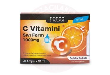 NONDO VITAMIN C AMPUL 1000 mg 20x10 ml ampul