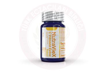 NUTRAVIEX C VIT1000 EXTRA TABLET VITAMIN C, VITAMIN D VE CINKO ICEREN TAKVIYE EDICI GIDA  30 tablet