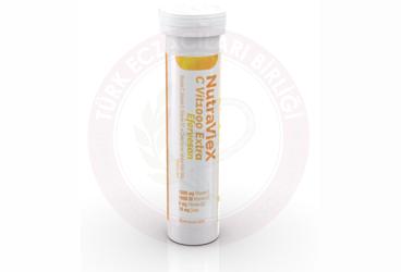 NUTRAVIEX C VIT1000 EXTRA EFERVESAN TABLET VITAMIN C, VITAMIN D, VITAMIN B12 VE CINKO ICEREN TAKVIYE EDICI GIDA  15 tablet