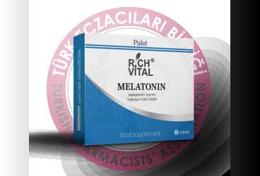 RICH VITAL MELATONIN ICEREN TAKVIYE EDICI GIDA TABLET  30 tablet