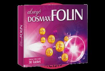 DOSMAX FOLIN TAKVIYE EDICI GIDA  30 tablet